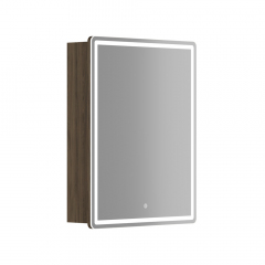 Зеркальный шкаф SANCOS Mirror 590x150х740 мм, с LED подсветкой, MI60ECH