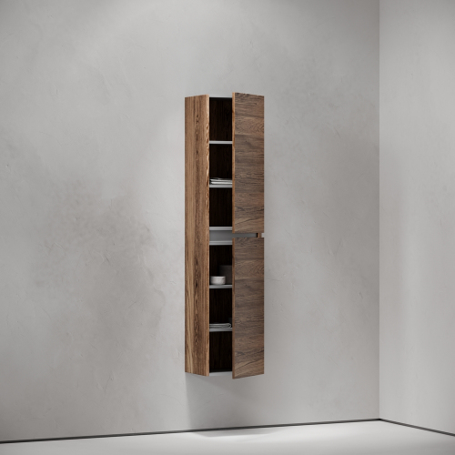 Шкаф-пенал SANCOS Urban подвесной, дуб чарльстон 350х300х1600, PUR35ECH