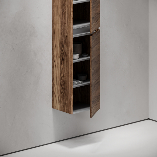 Шкаф-пенал SANCOS Urban подвесной, дуб чарльстон 350х300х1600, PUR35ECH