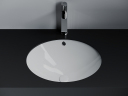 Раковина встраиваемая снизу CERAMICANOVA Era овальная, цвет белый CN6081
