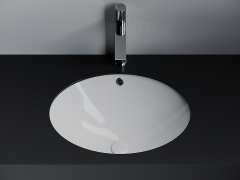 Раковина встраиваемая снизу CERAMICANOVA Era овальная, цвет белый CN6081