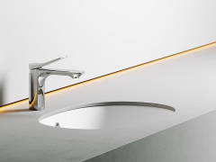 Умывальник CERAMICANOVA Element овальный встраиваемый под столешницу с крепежом и шаблоном для установки CN6044