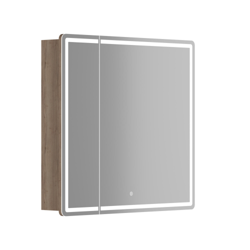 Зеркальный шкаф SANCOS Mirror 790x150х740 мм, с LED подсветкой, MI80EG