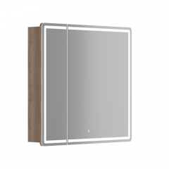 Зеркальный шкаф SANCOS Mirror 790x150х740 мм, с LED подсветкой, MI80EG