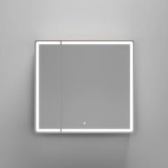 Зеркальный шкаф SANCOS Mirror 790x150х740 мм, с LED подсветкой, MI80EG