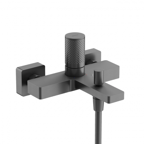 Смеситель для ванны с душем SANCOS Nexus, вороненая сталь, SC9014GG