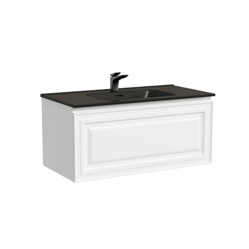 Тумба подвесная SANCOS Very 890х445х406, c одним ящиком оснащенным доводчиками, Bianco ,VR90W