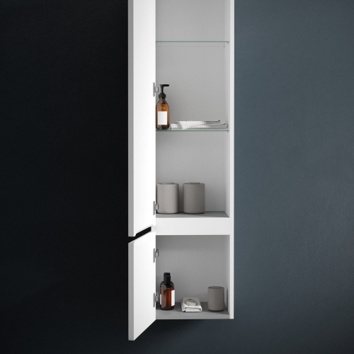 Шкаф-пенал SANCOS Very подвесной левый, Bianco 350х300х1600, PVR35LW