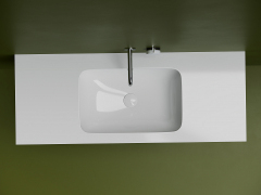 Раковина встраиваемая снизу под столешницу CERAMICANOVA , с отверстием слива - перелива CN7018