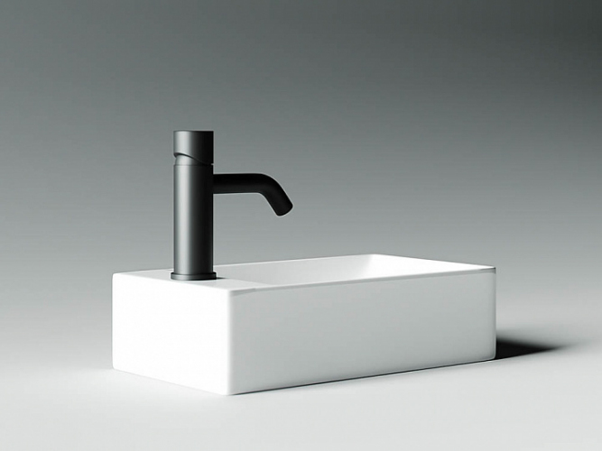 Умывальник CERAMICANOVA Element подвесной прямоугольный (отверстие под смеситель L) CN5008