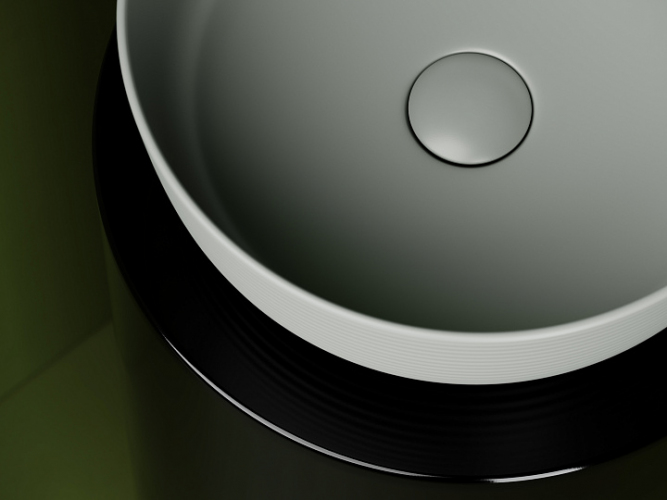 Накладная раковина CERAMICANOVA Element 356x356x135 мм CN6073MH