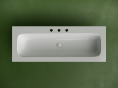 Раковина мебельная CERAMICANOVA Grace прямоугольная, с 3 мя отверстиями под смеситель, цвет белый, CN7024