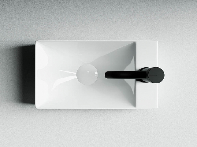 Умывальник CERAMICANOVA Element подвесной прямоугольный (отверстие под смеситель R) CN5007