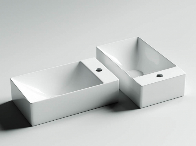 Умывальник CERAMICANOVA Element подвесной прямоугольный (отверстие под смеситель R) CN5007