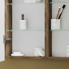 Зеркальный шкаф SANCOS Mirror 990x150х740 мм, с LED подсветкой, MI100ECH