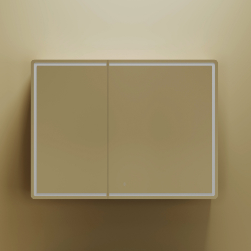 Зеркальный шкаф SANCOS Mirror 990x150х740 мм, с LED подсветкой, MI100ECH