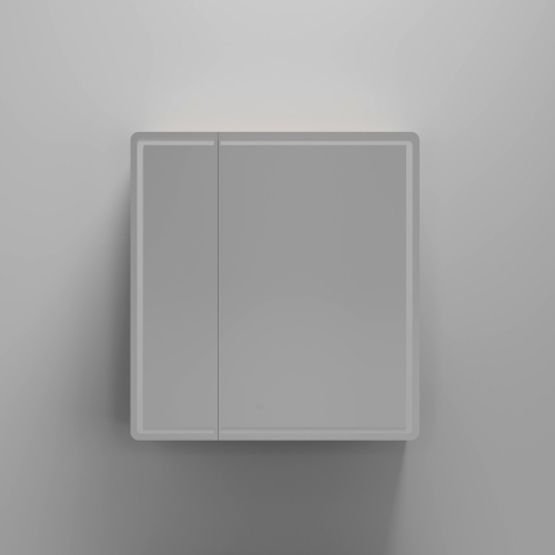 Зеркальный шкаф SANCOS для ванной комнаты SANCOS Mirror 690x150х740 мм, с LED подсветкой, цвет дуб галифакс натуральный, с розеткойарт. MI70EG