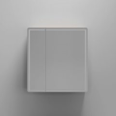 Зеркальный шкаф SANCOS для ванной комнаты SANCOS Mirror 690x150х740 мм, с LED подсветкой, цвет дуб галифакс натуральный, с розеткойарт. MI70EG