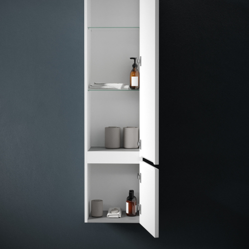 Шкаф-пенал SANCOS Very подвесной правый, Bianco 350х300х1600, PVR35RW