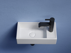 Умывальник CERAMICANOVA Element подвесной прямоугольный (чаша слева, отверстие под смеситель справа) CN6051L