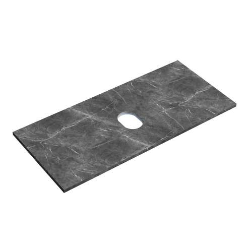 Столешница для ванной комнаты SANCOS 1000х460 без отверстия под смеситель, цвет black sky, артикул TT100A1, TT100A1