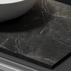 Столешница для ванной комнаты SANCOS 1000х460 без отверстия под смеситель, цвет black sky, артикул TT100A1, TT100A1