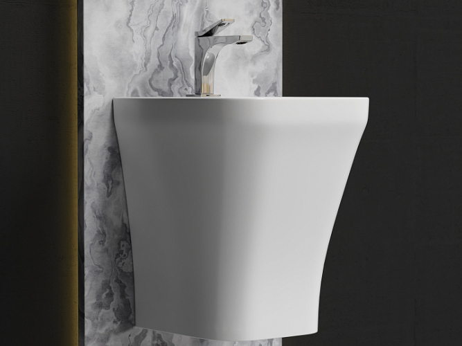 Раковина моноблок подвесная CERAMICANOVA DION CN6067