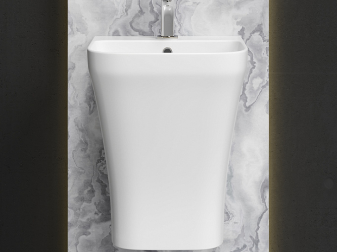 Раковина моноблок подвесная CERAMICANOVA DION CN6067