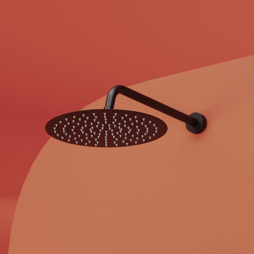 Душевой комплект SANCOS Link встраиваемый, c термостатическим смесителем, цвет черный матовый, SC3005MB