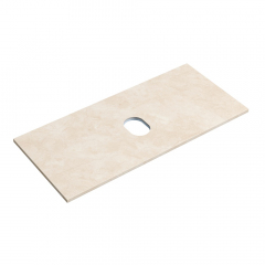 Столешница для ванной комнаты SANCOS 1000х460 без отверстия под смеситель, цвет kreman, артикул TT100A2, TT100A2