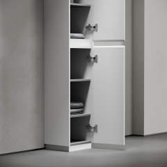 Шкаф-пенал SANCOS напольный Libra Floor, белый глянец 350х300х1870 мм, PLB35FW