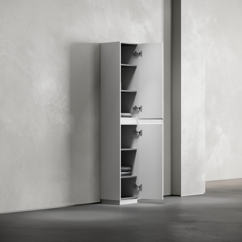 Шкаф-пенал SANCOS напольный Libra Floor, белый глянец 350х300х1870 мм, PLB35FW