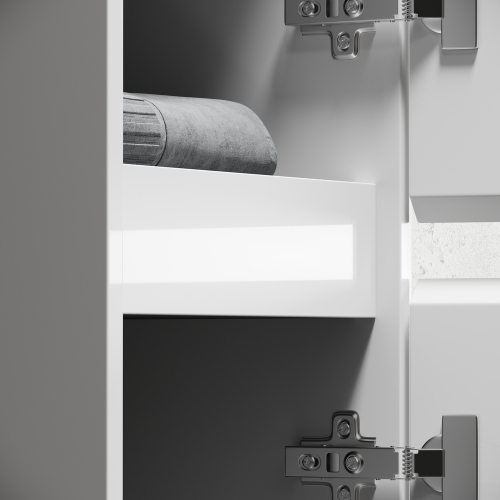 Шкаф-пенал SANCOS напольный Libra Floor, белый глянец 350х300х1870 мм, PLB35FW