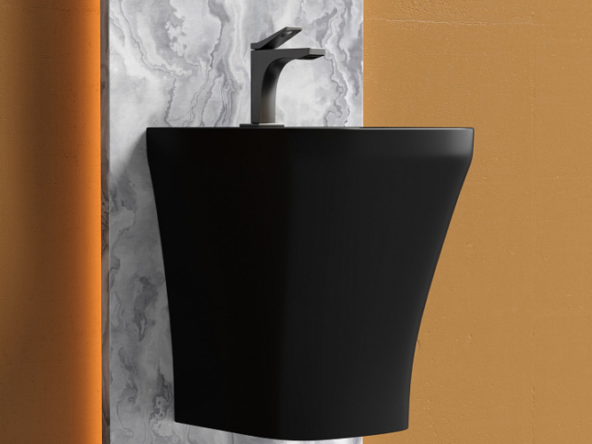 Раковина моноблок подвесная CERAMICANOVA DION CN6067MB