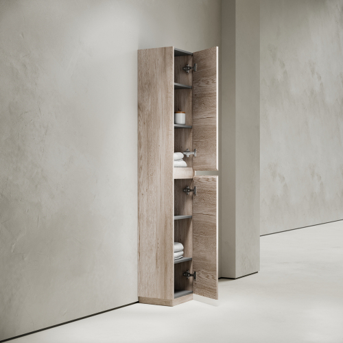 Шкаф-пенал SANCOS напольный Libra Floor, дуб галифакс натуральный 350х300х1870 мм, PLB35FEG