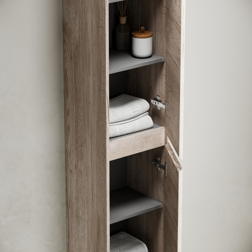 Шкаф-пенал SANCOS напольный Libra Floor, дуб галифакс натуральный 350х300х1870 мм, PLB35FEG