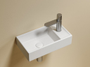 Умывальник CERAMICANOVA Element подвесной прямоугольный (чаша слева, отверстие под смеситель справа) CN6051LMW