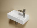 Умывальник CERAMICANOVA Element подвесной прямоугольный (чаша слева, отверстие под смеситель справа) CN6051LMW