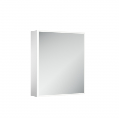 Зеркальный шкаф SANCOS для ванной комнаты из алюминия SANCOS Evoke 600x700х136 мм, с LED подсветкой, SC8060