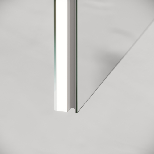 Зеркальный шкаф SANCOS для ванной комнаты из алюминия SANCOS Evoke 600x700х136 мм, с LED подсветкой, SC8060