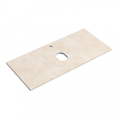 Столешница для ванной комнаты SANCOS 1000х460 с отверстием под смеситель, цвет kreman, артикул TT100A2X, TT100A2X