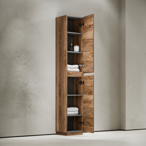 Шкаф-пенал SANCOS напольный Libra Floor, дуб чарльстон 350х300х1870 мм, PLB35FECH