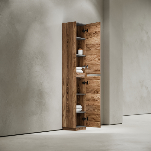 Шкаф-пенал SANCOS напольный Libra Floor, дуб чарльстон 350х300х1870 мм, PLB35FECH