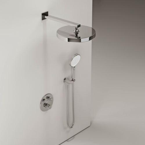 Душевой комплект SANCOS Space встраиваемый c термостатическим смесителем, цвет хром , SC3006CH
