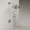Душевой комплект SANCOS Space встраиваемый c термостатическим смесителем, цвет хром , SC3006CH