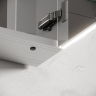 Зеркальный шкаф SANCOS для ванной комнаты из алюминия SANCOS Evoke 800x700х136 мм с LED подсветкой арт. SC8080