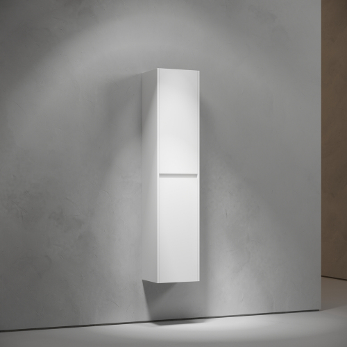 Шкаф-пенал SANCOS подвесной Libra, белый глянец 350х300х1600 мм, PLB35W