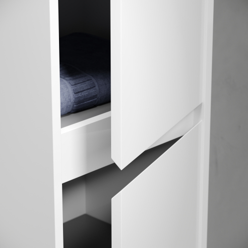 Шкаф-пенал SANCOS подвесной Libra, белый глянец 350х300х1600 мм, PLB35W