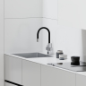 Смеситель для кухни Sancos Arno с гибким изливом, цвет хром/черный, SC4005CH