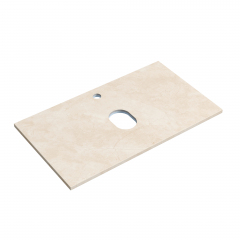 Столешница для ванной комнаты SANCOS 800х460 с отверстием под смеситель, цвет kreman, артикул TT80A2X, TT80A2X